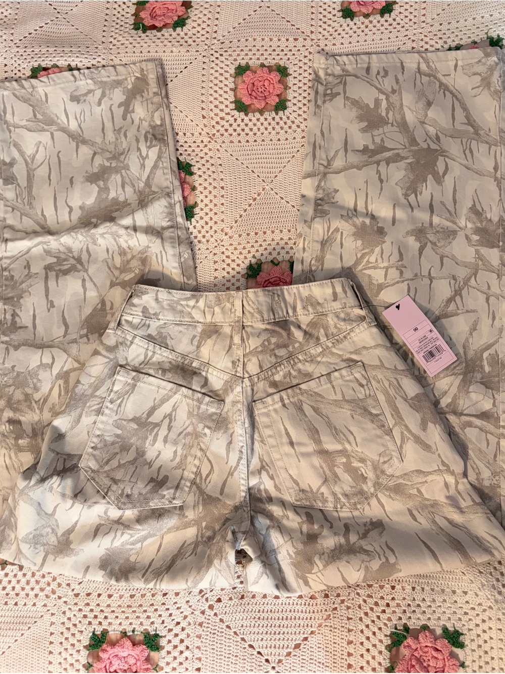 wild fable Light Gray Patterned Jean Shorts